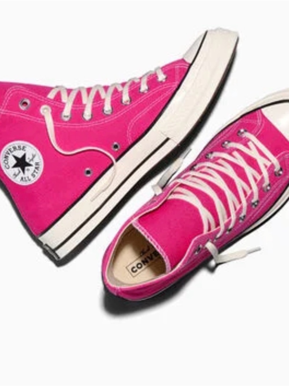 Converse High Top Sneakers - Bright Pink